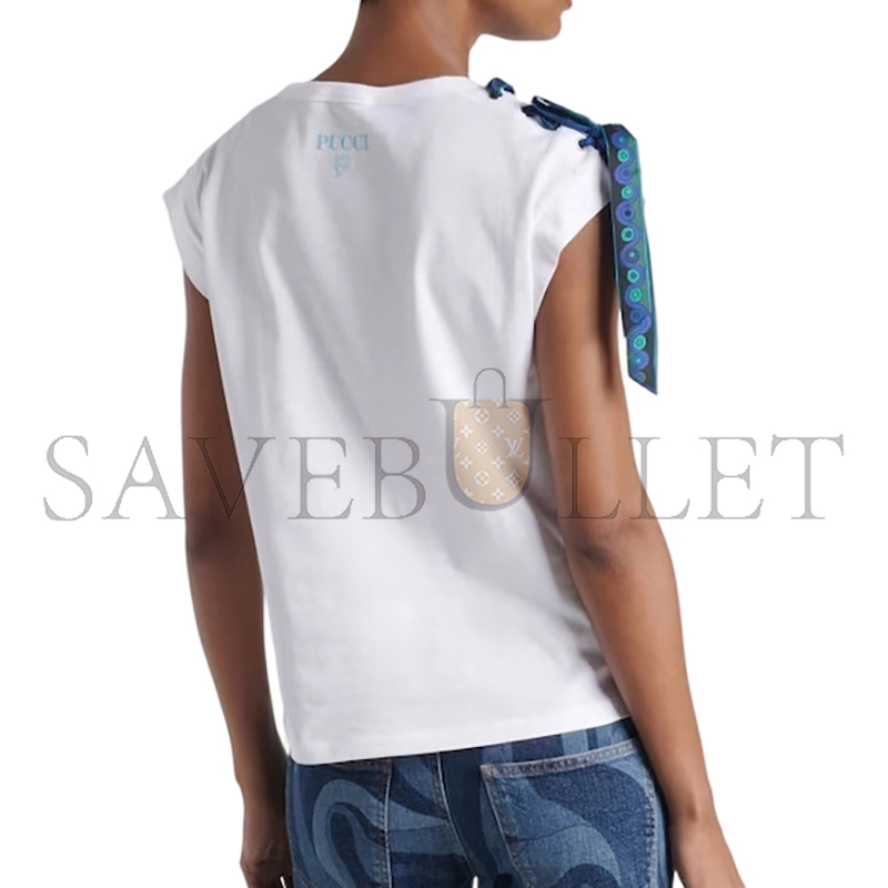 PUCCI TOP WITH PRINTED DETAIL 5HTP405H983100